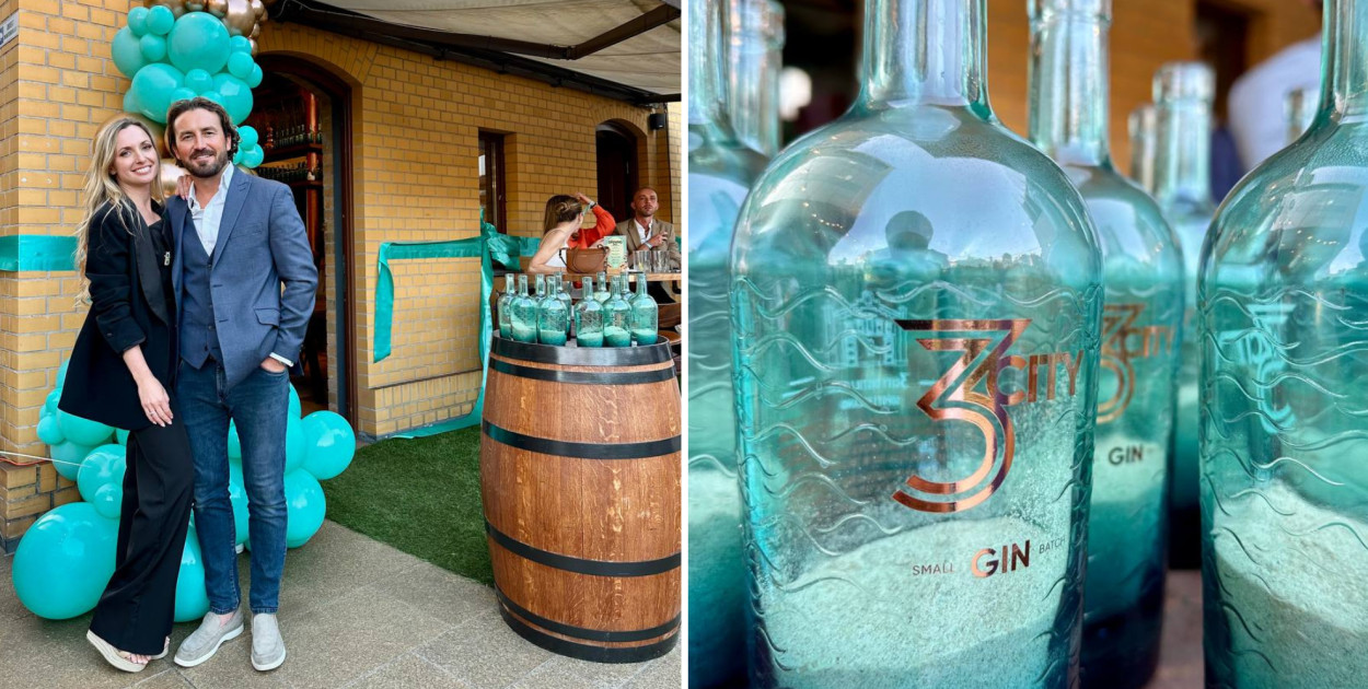 Na zdjęciu: Marta i Howard, twórcy marki 3city Distillery.