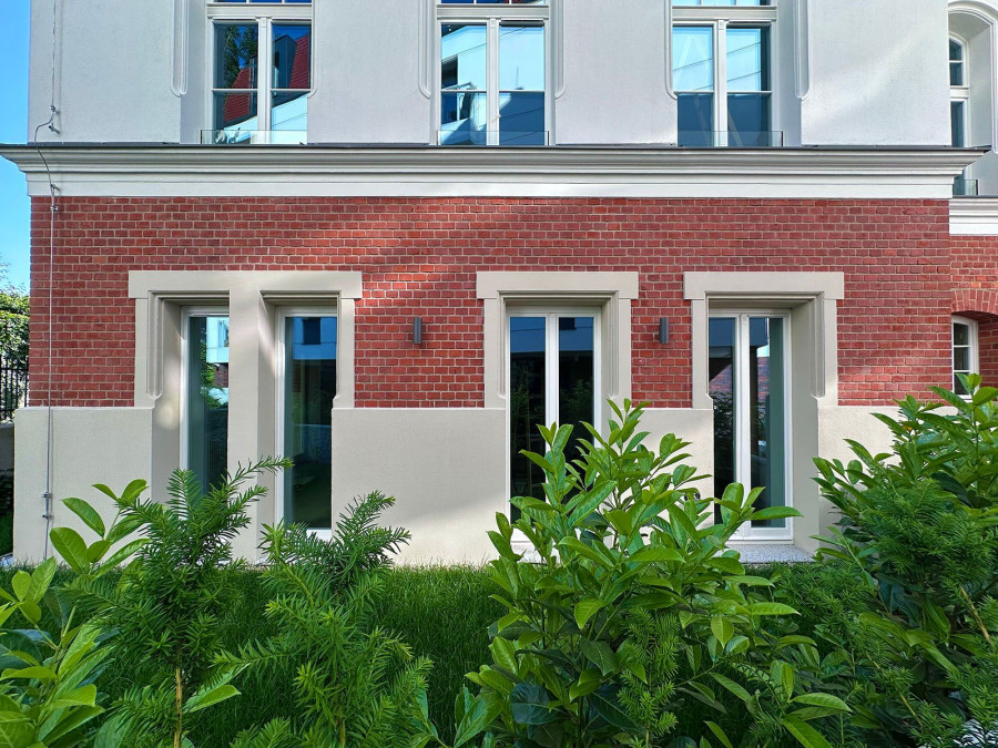 Willa Kołłątaja z zewnątrz - fasada - kamienica premium gdańsk - deweloper INDAI 