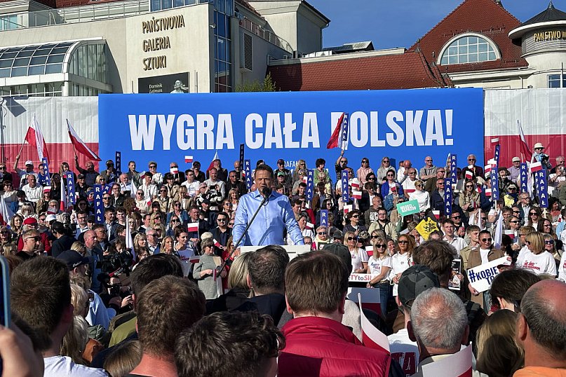 Tłumy na wiecu Rafała Trzaskowskiego w Sopocie [FOTO]