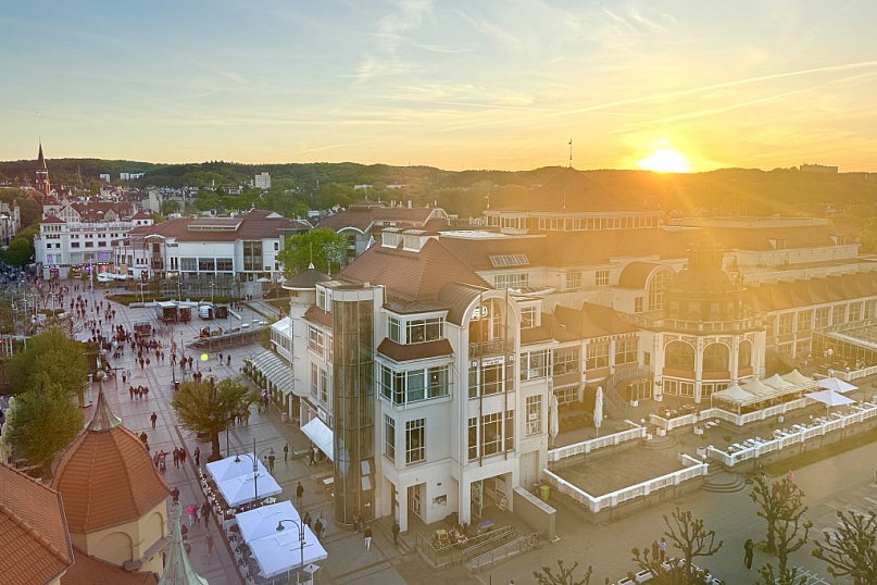 Zachód słońca nad Sopotem! Zachwyć się kurortem o zmierzchu [FOTO]