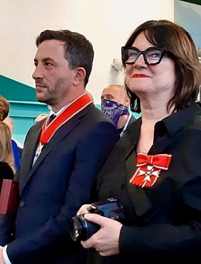 Małgorzata Tarasiewicz odznaczona za działalność prodemokratyczną w PRL-11766
