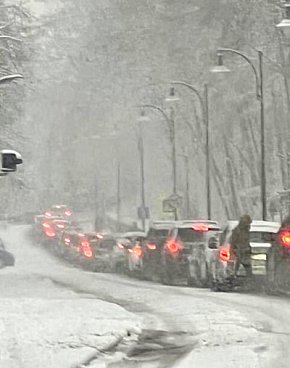 Atak zimy sparaliżował Sopot. Olbrzymie problemy kierowców-16038