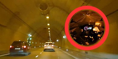 Prawie 300 km/h w tunelu pod Wisłą – policja ściga...-27389