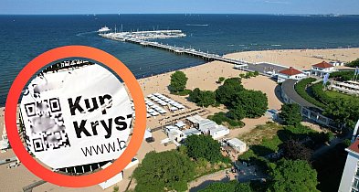 Skandaliczna "reklama" w Sopocie! Baner z kodem QR promował narkotyki-32530