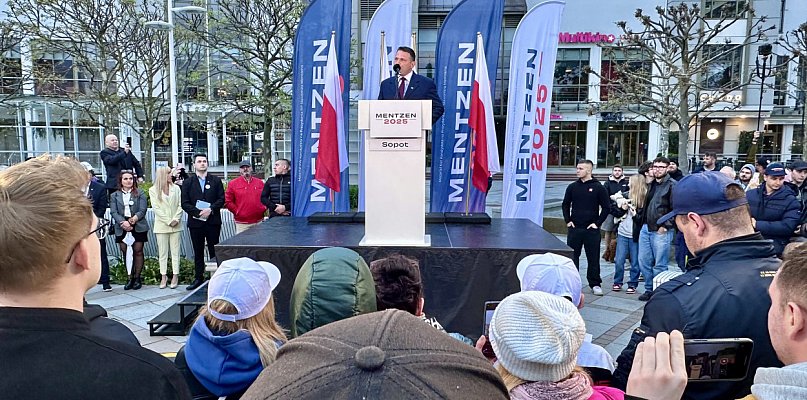 Sławomir Mentzen kończy majówkę w Sopocie! Spotkanie wyborcze w centrum kurortu - 32553