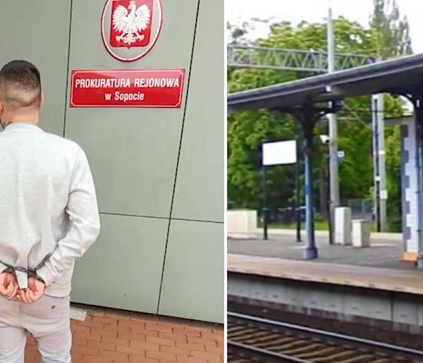 Narkotyki, łapówka i groźby na peronie w Sopocie-33297
