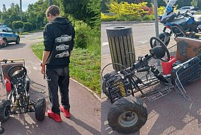Sopot. 19-latek z zakazem za kierownicą sklepowego wózka z silnikiem!-33373