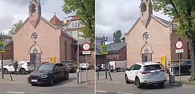 Kontrowersje wokół parkowania przy kościele w Sopocie