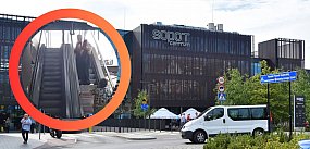 Schody w dół w Sopot Centrum w końcu ruszyły