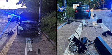Szaleńcza ucieczka 19-latka w Sopocie! Jechał pod prąd, rozbił się na światłach-33667