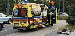 Pijany na hulajnodze wjechał w samochód