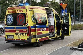 Sopot: Pijany na hulajnodze wjechał w samochód! Głową przebił przednią szybę-34318