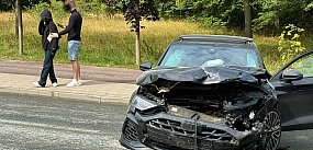 22-latka z Warszawy straciła panowanie nad audi [FOTO]