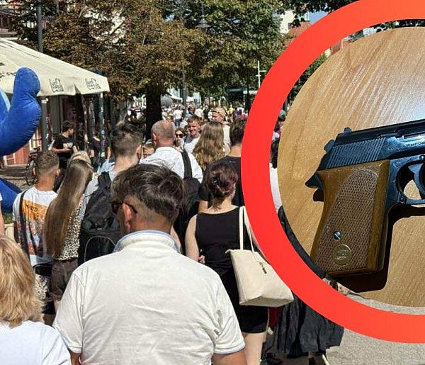 Wymachiwał w Sopocie pistoletem! Twierdził, że znalazł go na śmietniku-35049