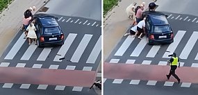 Media poruszone reakcją przechodniów w Sopocie