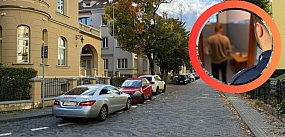 Pijany śpioch-złodziej w cudzym samochodzie