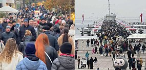 Sopot pełen ludzi, ale czy to jest wypoczynek?