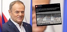 Donald Tusk ws. zniszczenia fragmentu torowiska