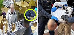 Poprosił o wrzątek, wyszedł z cudzym telefonem