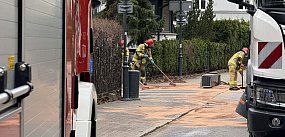 Kolizja z udziałem śmieciarki w Sopocie