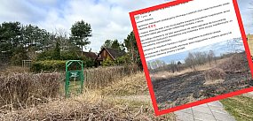 Pożar w okolicy Ergo Areny i ROD "Oaza"