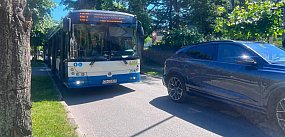 Dolny Sopot stanął w korku przez jedno auto