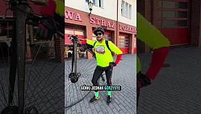Strażak objeżdża całą Polskę na bicyklu, by ratowa