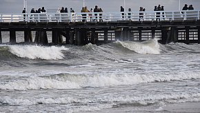 W Sopocie pojawiły się „bałwany”, szkoda, że nie z