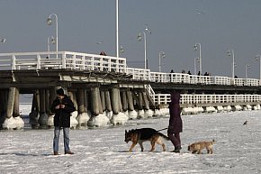 Tamtej zimy Sopot był jak z Krainy Lodu! Morze zamarzło aż po horyzont [FOTO]-1492