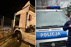 Policjant po służbie zauważył pijanego kierowcę. Skończyło się wypadkiem