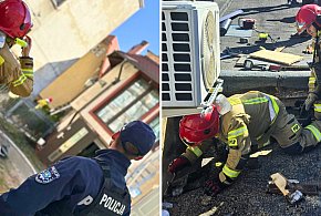 Remont w Sopocie mógł skończyć się tragedią. W akcji 5 oddziałów straży pożarnej