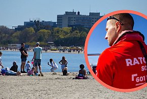 Zagubione dzieci to dopiero początek. Ratownicy rozpoczęli trudny sezon w Sopocie