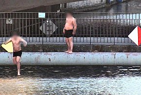 "To nie jacuzzi". Niebezpieczne zabawy w Gdańsku