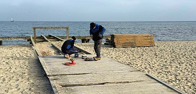 Koniec spacerów po Małym Molo w Sopocie! Pomost został zdemontowany na zimę-36956