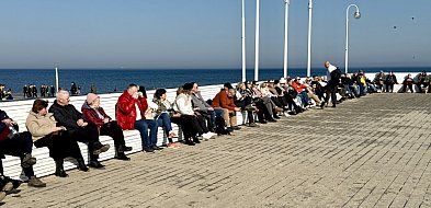Pierwszy "wiosenny" weekend w Sopocie! To jeszcze luty, a już widać zmęczenie...