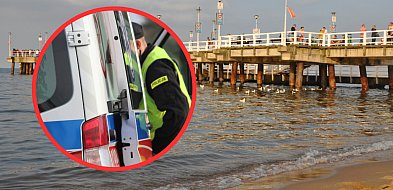 Ciało kobiety w morzu przy gdańskiej plaży. Policja ustala okoliczności zdarzenia