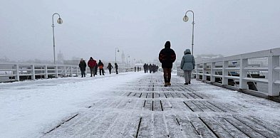 Molo w Sopocie zamknięte do odwołania! Powodem groźna gołoledź i opady