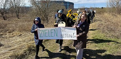 "Łąki, trzciny, drzewa". Mieszkańcy protestowali na granicy Sopotu i Gdańska