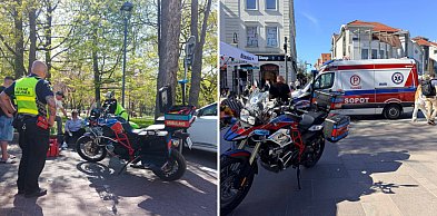 Tłumy w Sopocie i motocyklowa jednostka ratunkowa w akcji! Liczyła się każda...
