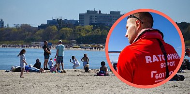 Zagubione dzieci to dopiero początek. Ratownicy rozpoczęli trudny sezon w Sopocie