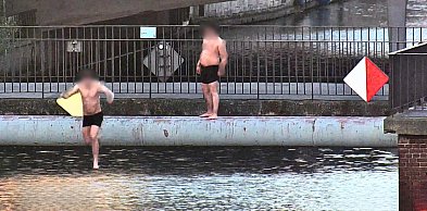 "To nie jacuzzi". Niebezpieczne zabawy w Gdańsku