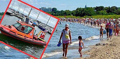 Trudny weekend dla ratowników. WOPR podsumowało upały nad polskim morzem