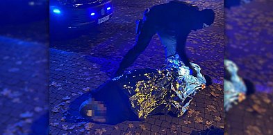 Dramatyczna noc w Sopocie! Miał 2,5 promila i leżał na zimnym chodniku-36438