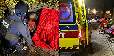 Sopoccy policjanci uratowali życie bezdomnemu mężczyźnie! „Nie bądźmy obojętni”-36830