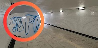 Graffiti w tunelu pod Al. Niepodległości! Straż Miejska ma wizerunki sprawców-37995
