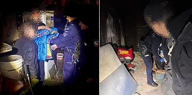 W pustostanie znaleźli poszukiwanego! Zimowe działania policji w Sopocie-38263