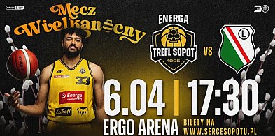Koszykarski hit w ERGO ARENIE! Trefl Sopot zmierzy się z Legią Warszawa