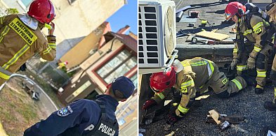 Remont w Sopocie mógł skończyć się tragedią. W akcji 5 oddziałów straży pożarnej