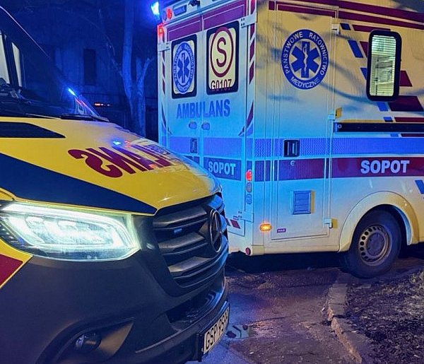 Groźne zatrucie czadem! Sopoccy ratownicy ruszyli na pomoc