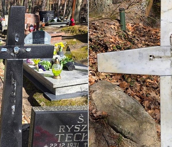 Skradzione krzyże i dziesiątki zdewastowanych grobów w Sopocie